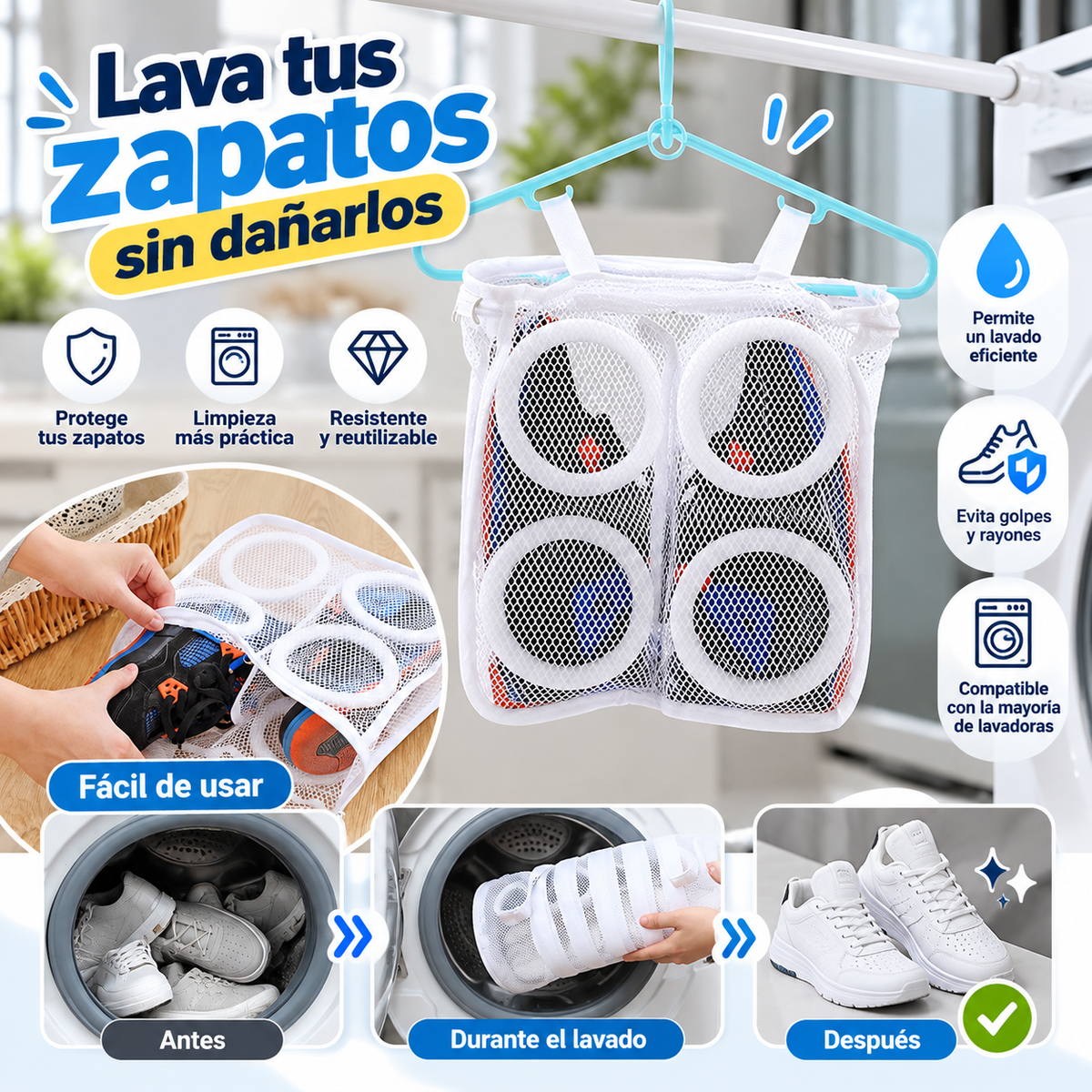Bolsas de lavado de zapatos